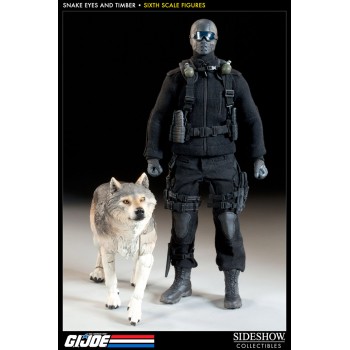 G.I. Joe Action Figure Snake Eyes and Timber 30 cm